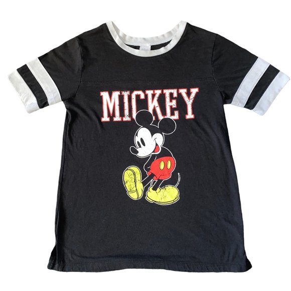 Disney Jerry Leigh Black Mickey Mouse Jersey XS - Picture 1 of 4
